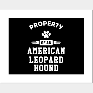 American Leopard Hound Dog - Property of an american leopard hound Posters and Art